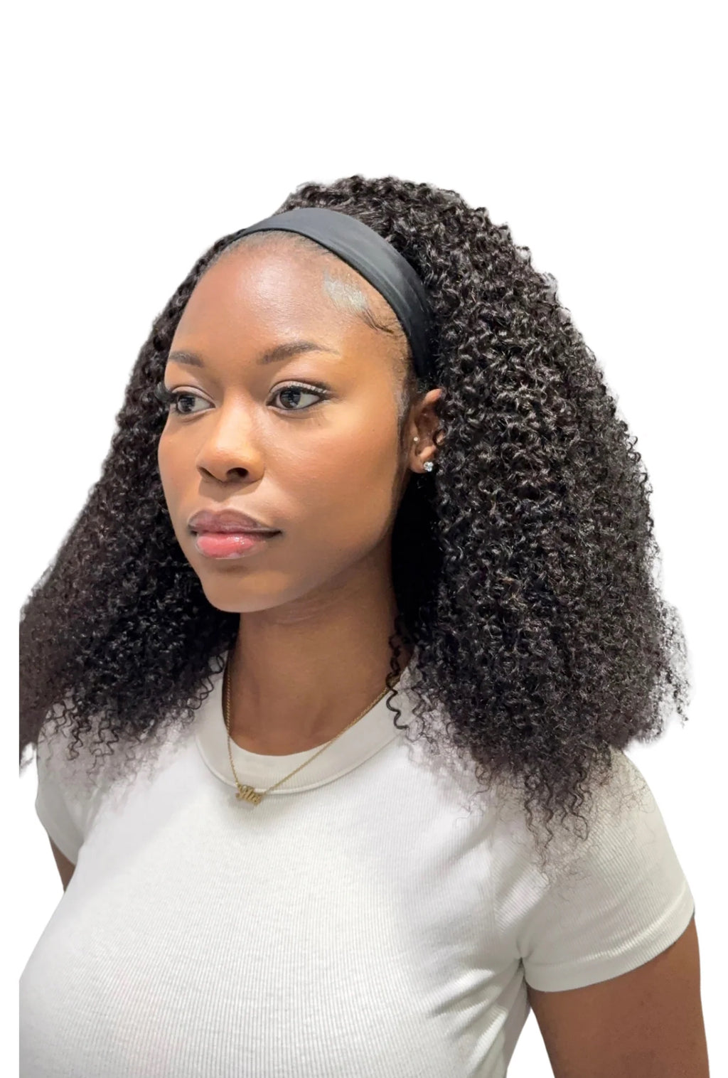 Afro Curly Headband Wig