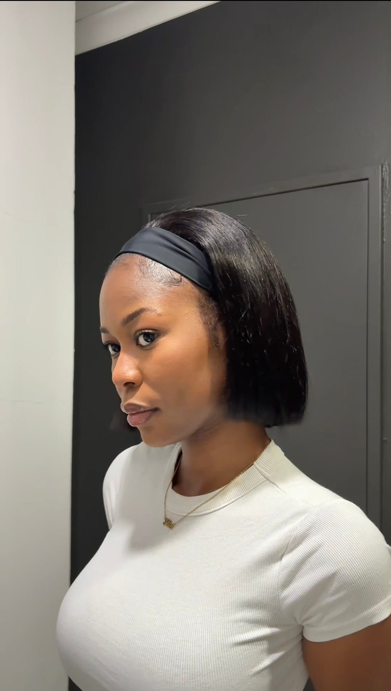 Blunt Bob Headband Wig