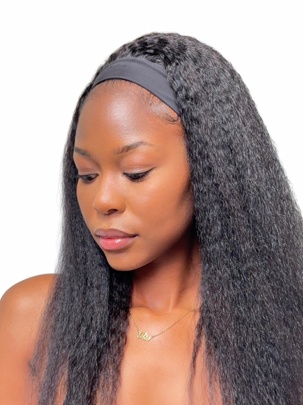 Kinky Straight Headband Wig