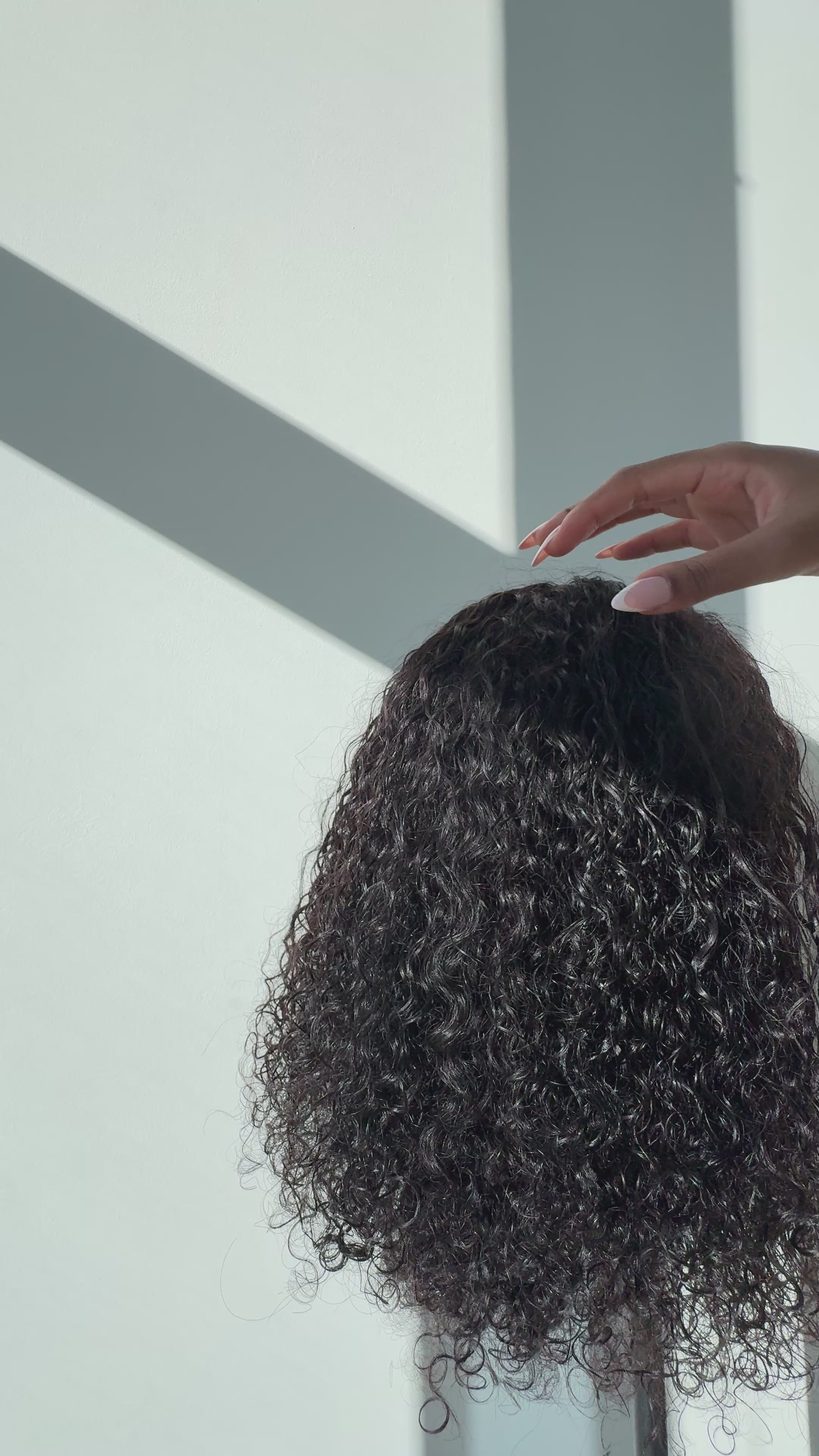 Curly Deep Wave Half Wig
