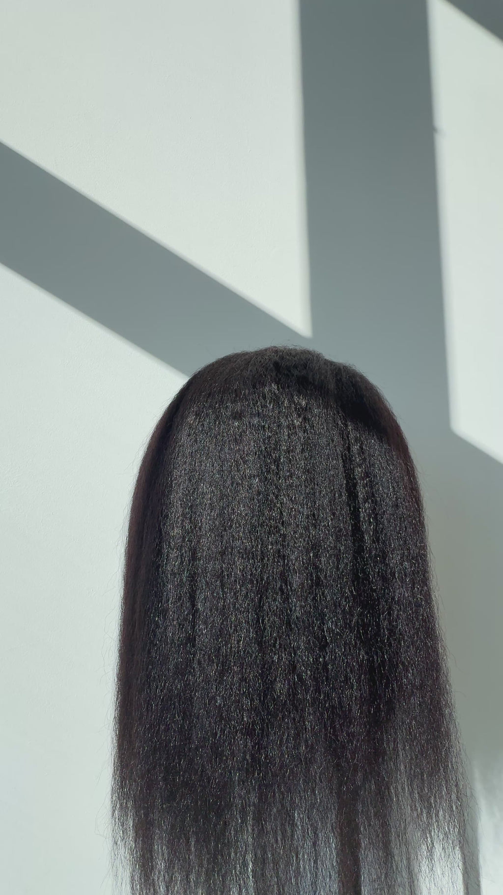 Kinky Straight Half Wig