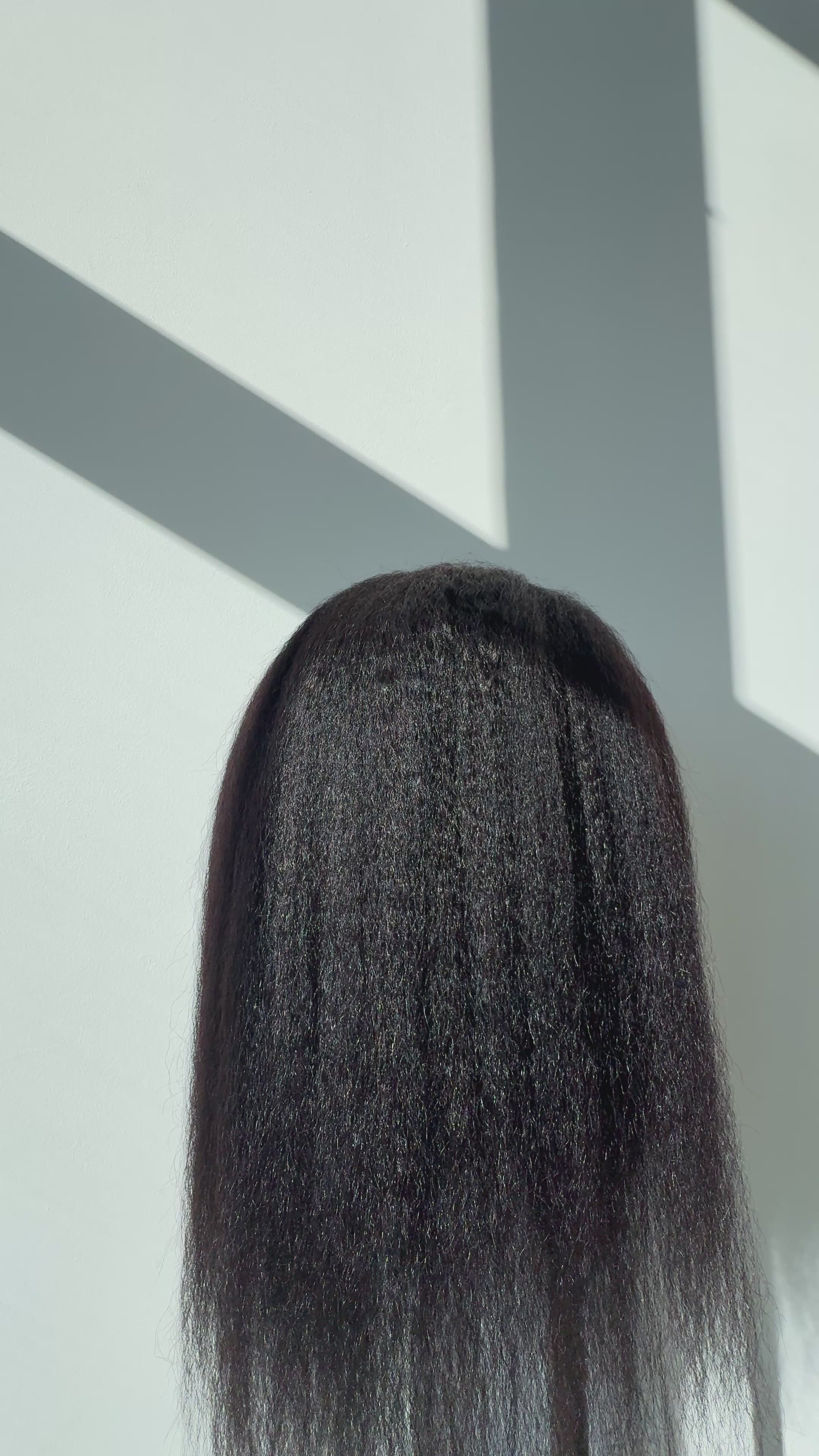 Kinky Straight Half Wig