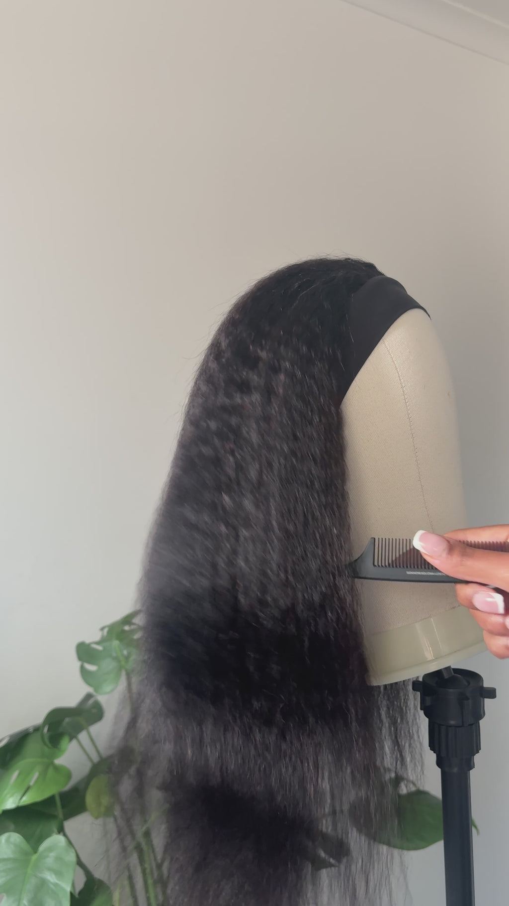 Kinky Straight Headband Wig